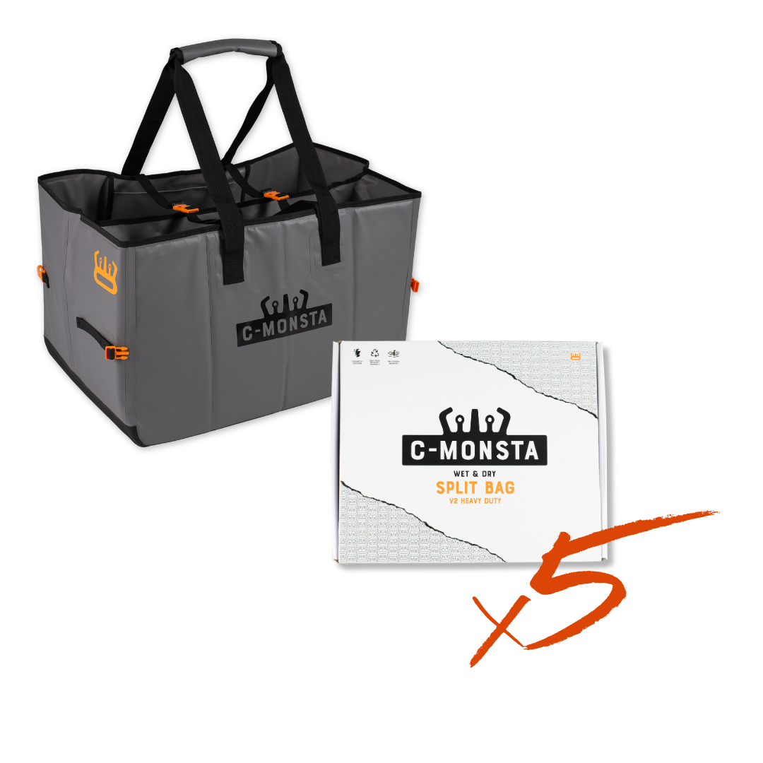 C-Monsta Structured Split Bag For Retailers x5 - V2 (UK)